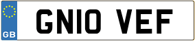 Truck License Plate